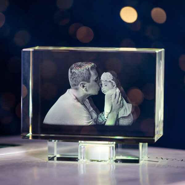 3D Crystal Rectangle Classic Gift - Image 3