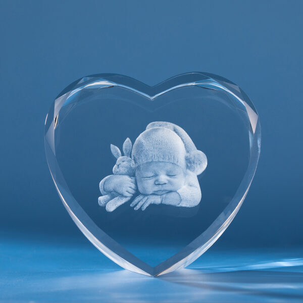 3D Heart-Shaped Crystal - Image 5