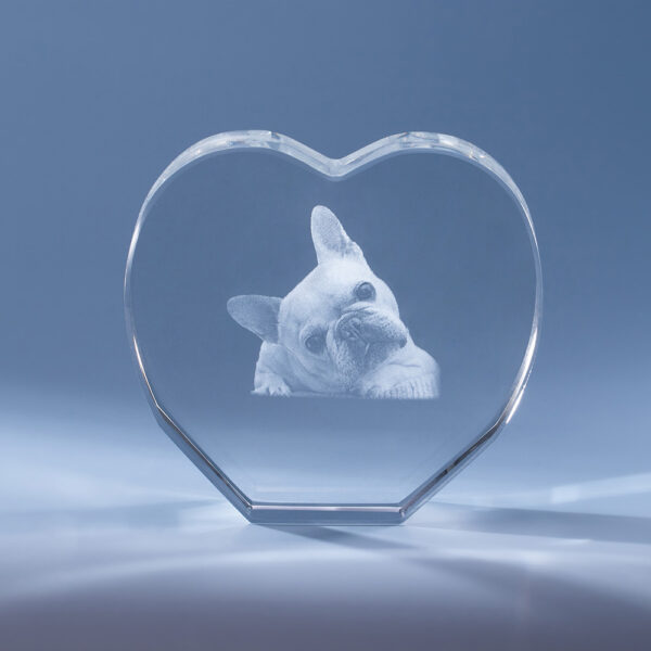 3D Photo Crystal Heart-shaped Romantic Gift