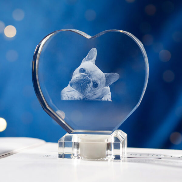 3D Photo Crystal Heart-shaped Romantic Gift - Image 6