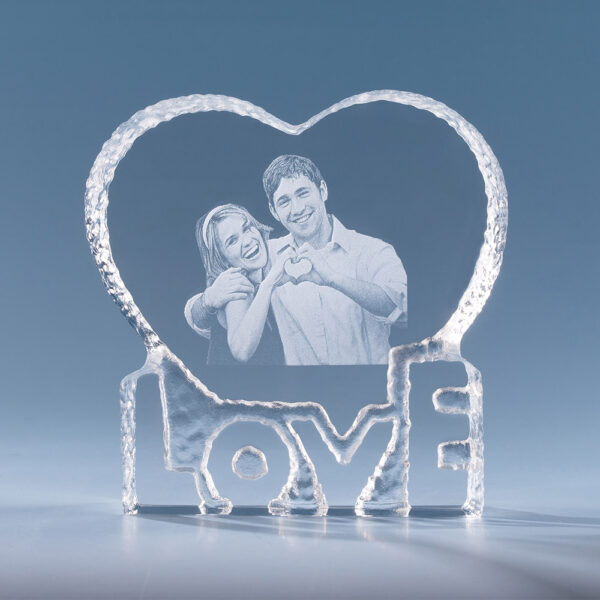 2D Special Love Classic Crystal Engraved Photo - Image 4