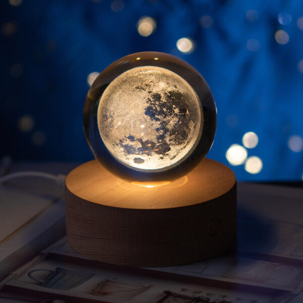 3D Moon Phases Crystal Ball - Image 4