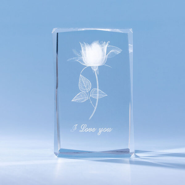 3D Rose Crystal Valentine's Day Gift - Image 3