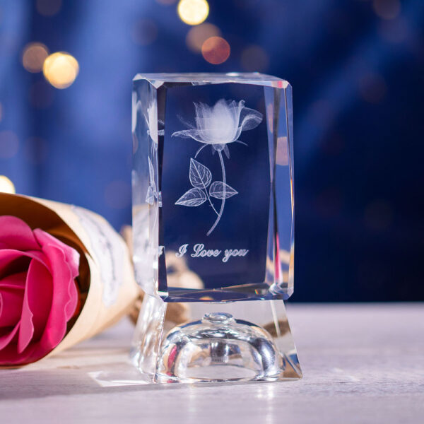 3D Rose Crystal Valentine's Day Gift - Image 4