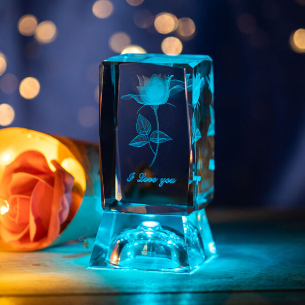 3D Rose Crystal Valentine's Day Gift - Image 5