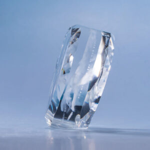 3D Crystal Heart Anniversary Photo Gift