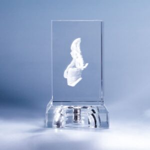 Baby's First Christmas 3D Crystal Photo Engraved Gift