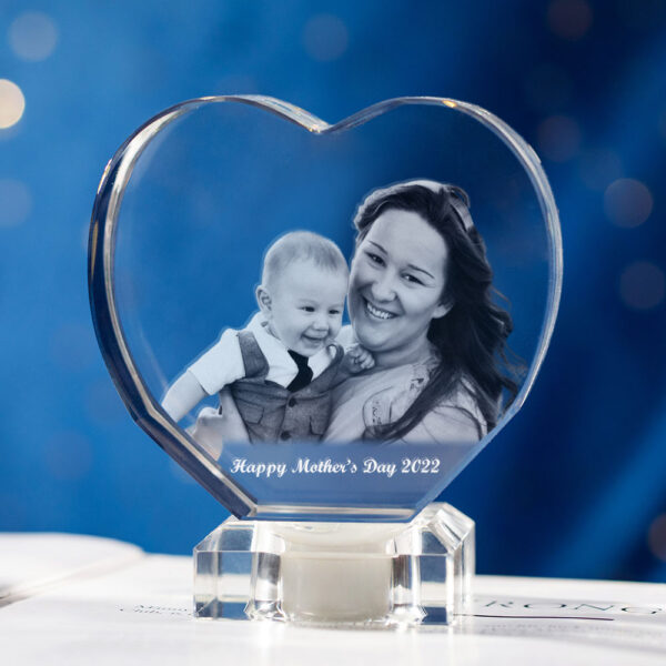 Mother's Day Heart Photo Crystal - Image 4
